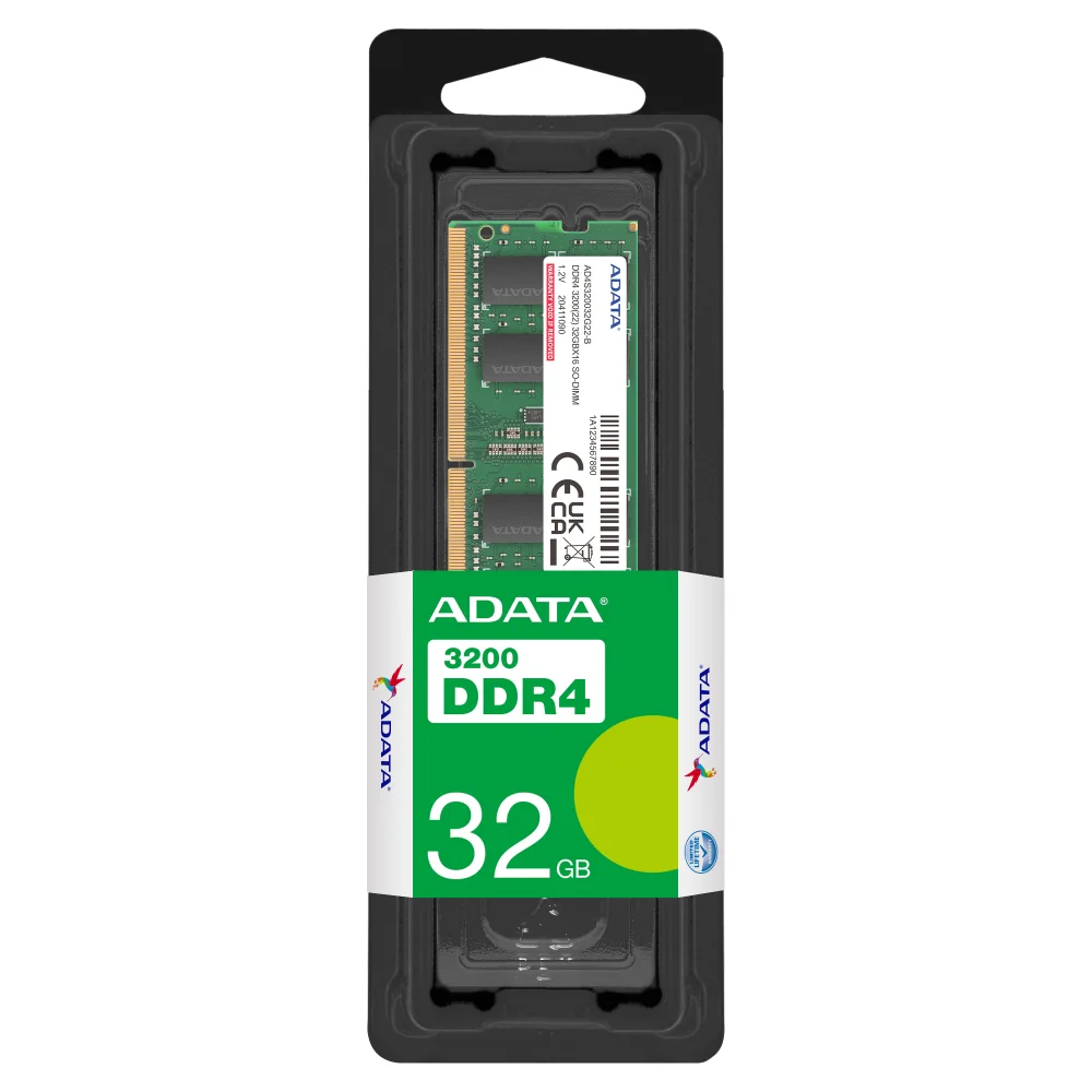 ADATA Premier DDR4 3200MHz 32GB UDIMM 288Pins Laptop Memory RAM – Single