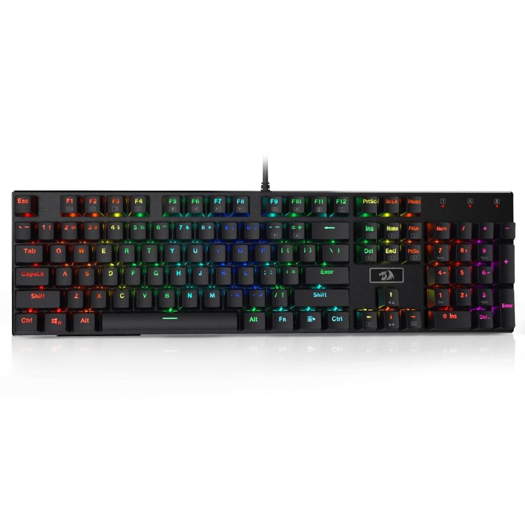 Redragon DEVARAJAS K556 RGB (Brown Switches) Backlit Mechanical Gaming Keyboard