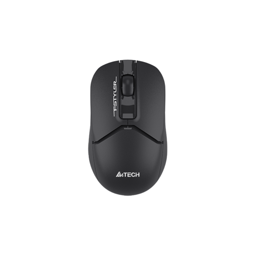 A4tech FB12S Fstyler Dual-Mode Bluetooth & 2.4G Non-Rechargeable Silent Click Mouse USB – Black
