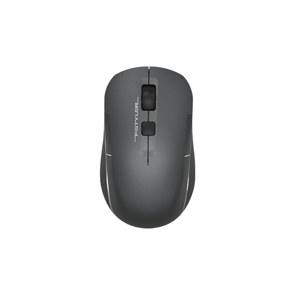 A4tech FB26CS Air2 Fstyler Dual-Mode Bluetooth & 2.4GHz Wireless Silent Click Mouse USB – Smoky Grey
