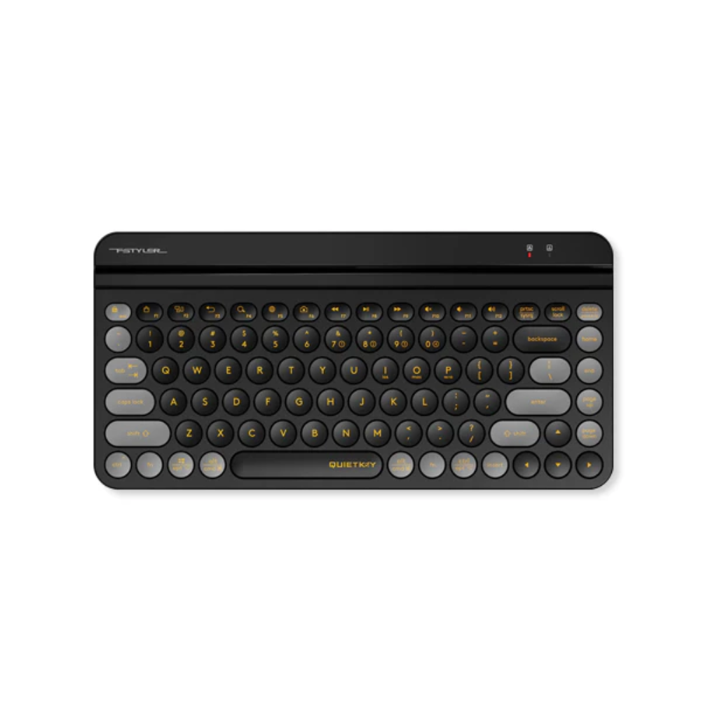 A4tech FBK30 Fstyler Bluetooth & 2.4G Quiet Key Keyboard, USB, US Layout – Blackcurrant