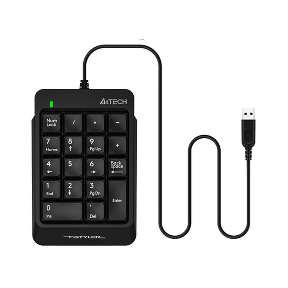 A4tech FK13P Fstyler Sleek Numeric Keypad, USB – Black