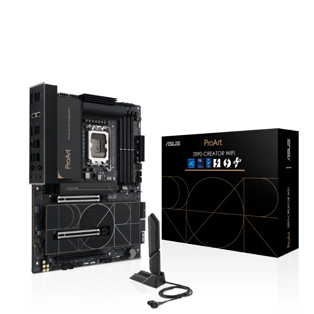 ASUS ProArt Z890-CREATOR WIFI DDR5 LGA1851 ATX Motherboard Supports Intel Core Ultra Processors