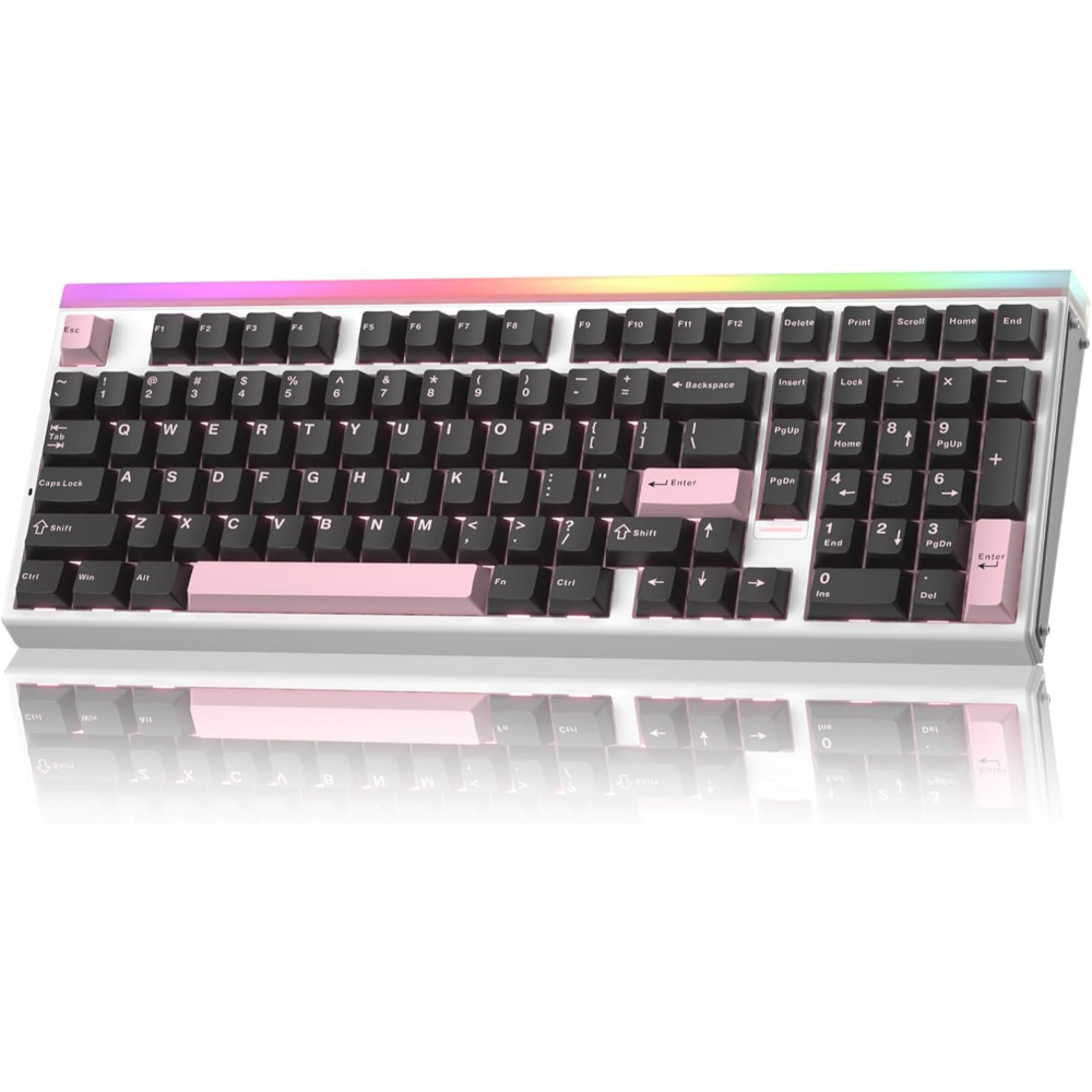 AULA HERO 99 Wired Magnetic Gaming Keyboard – Black Pink – Wing Chun Magnetic Switch