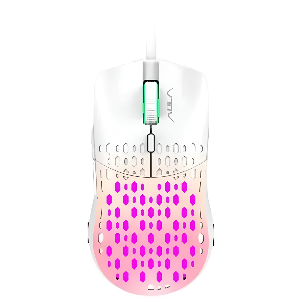 AULA S11Pro 6 Keys Wired Gaming Mouse – Pink/White