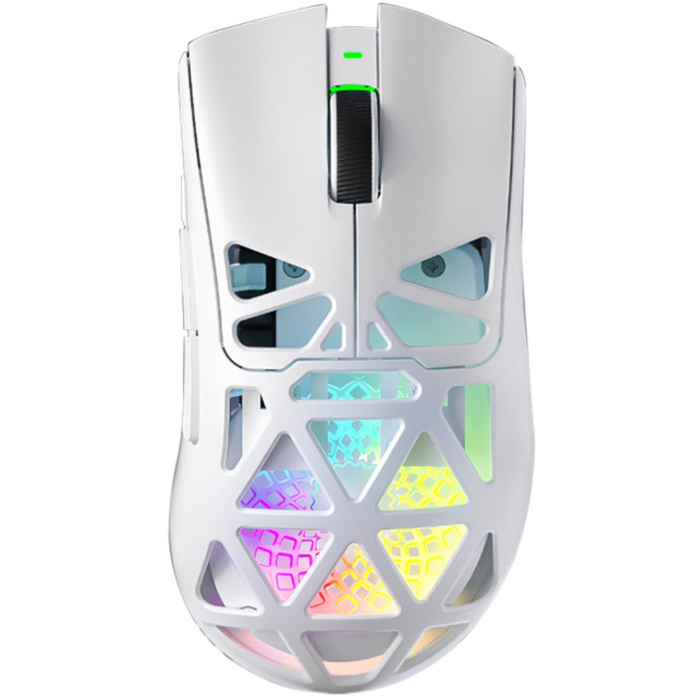 AULA SC620 Lightweight Tri-Mode Wireless Gaming Mouse, PAW3311 Sensor, Adjustable 12000 DPI, 1000Hz Polling Rate, 2.4GHz/Bluetooth/USB-C Wired, Honeycomb Shell, 67g Ultra-Light Des