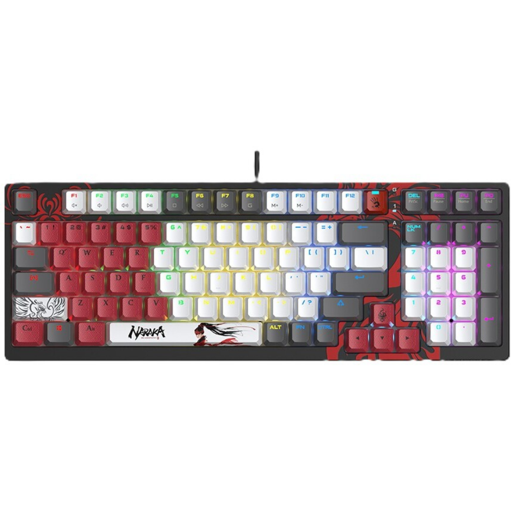 Bloody S98 Naraka Mechanical Gaming Keyboard – Red Switches