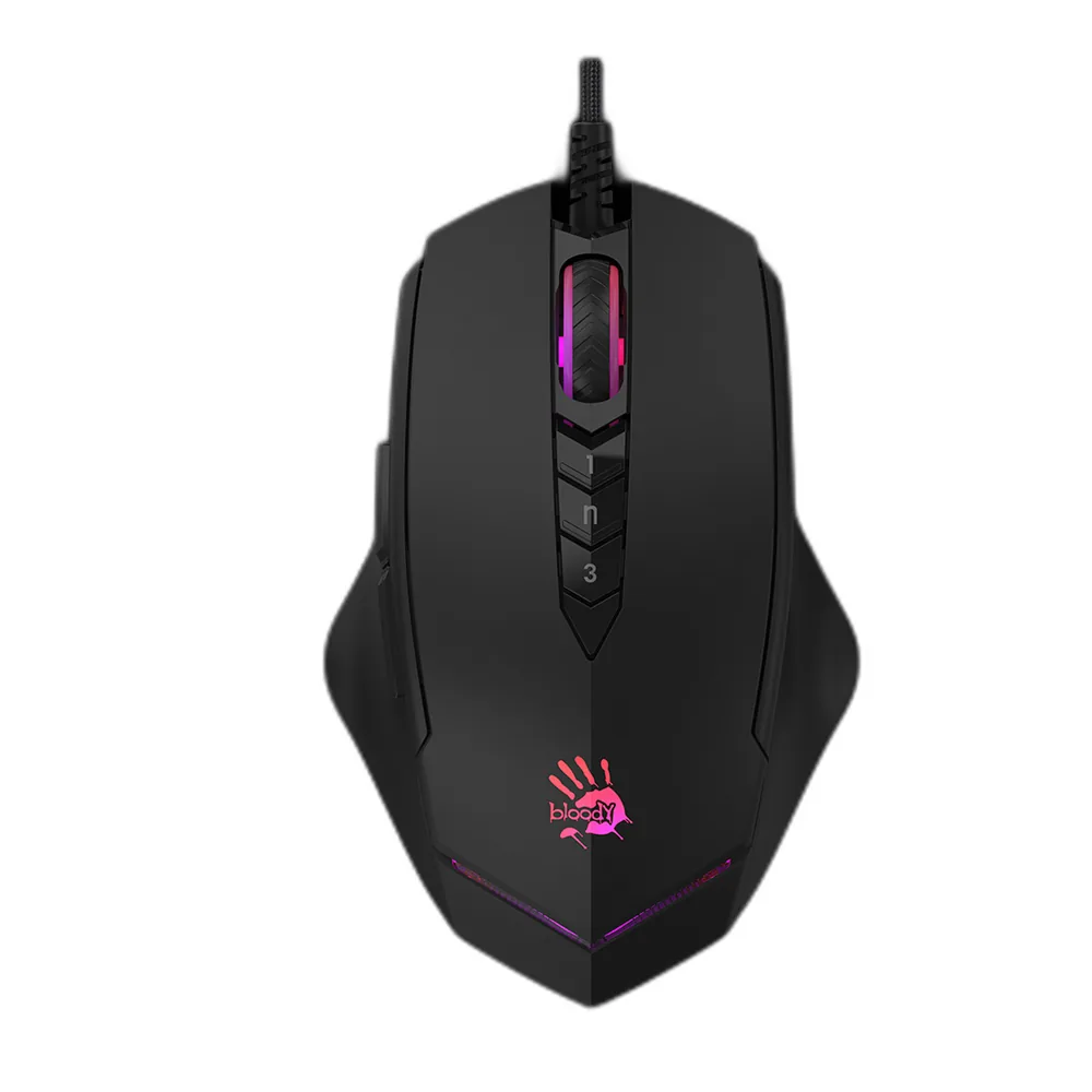 Bloody V8M Max RGB Optical Wired Gaming Mouse – Black
