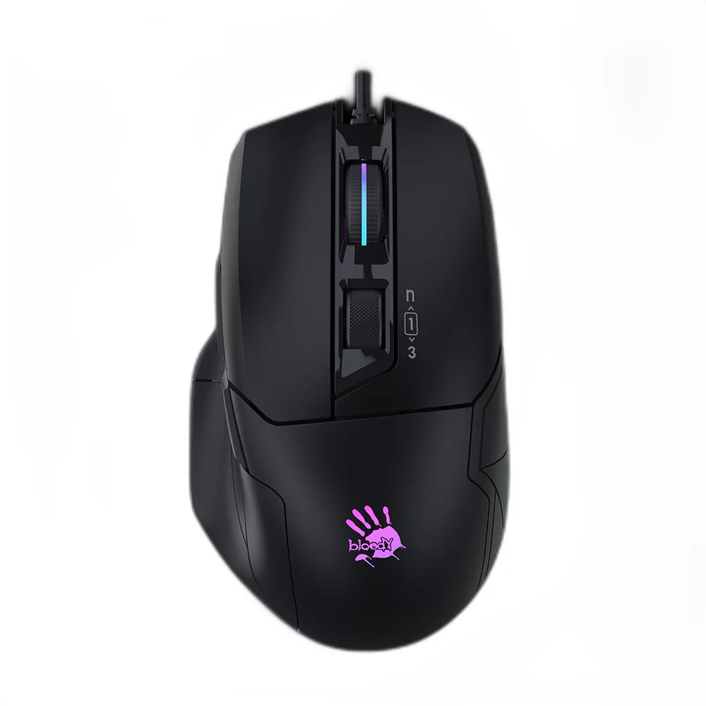 Bloody W70 Max RGB Wired Gaming Mouse – Stone Black