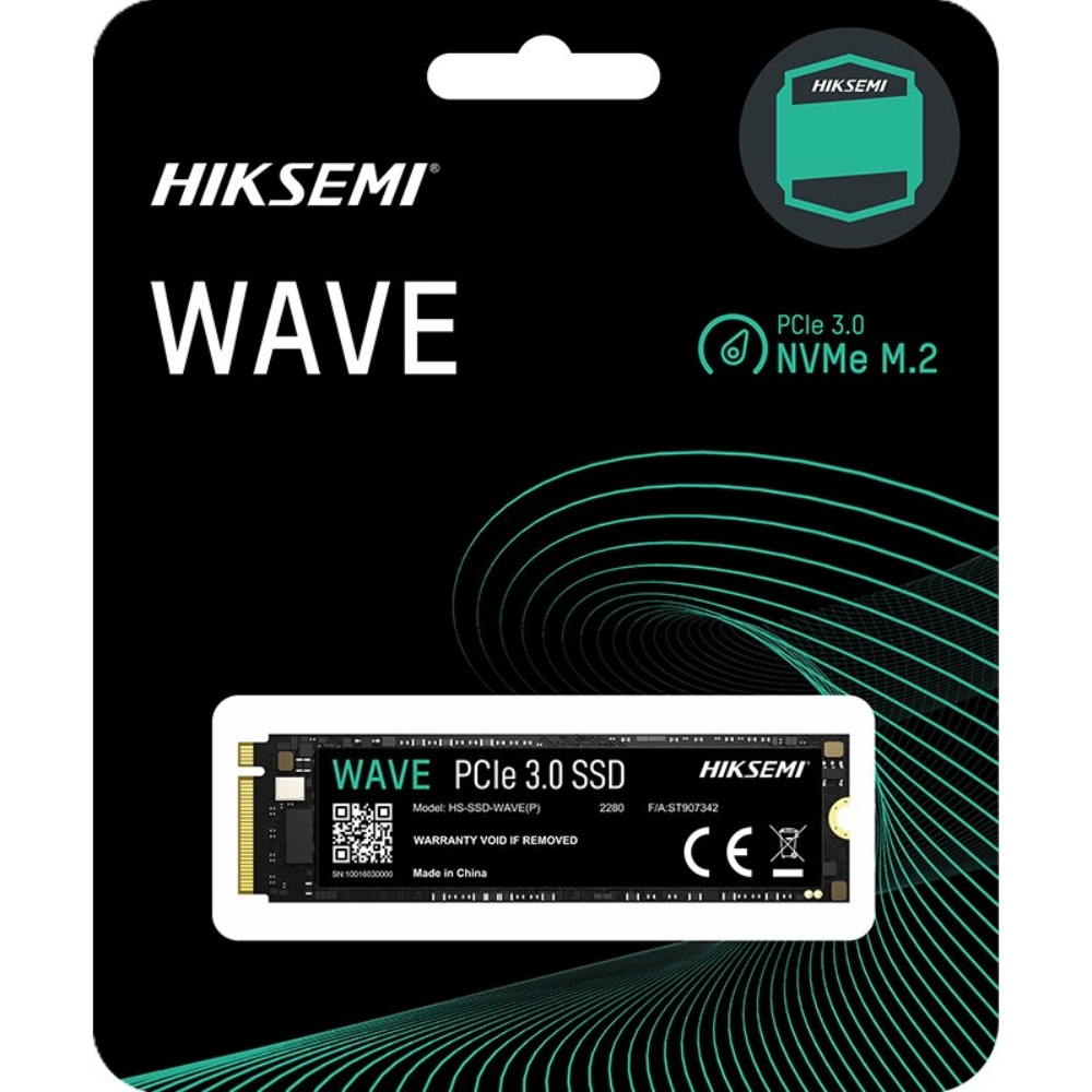 Hiksemi WAVE(P) Consumer M.2 2280 PCIe 3.0 NVMe SSD 3D NAND up to 2500MB/s – 1TB