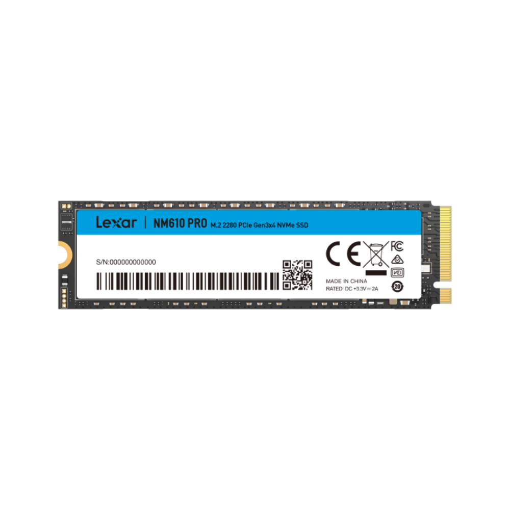 Lexar NM610 PRO M.2 2280 PCIe Gen3x4 NVMe SSD – 1TB