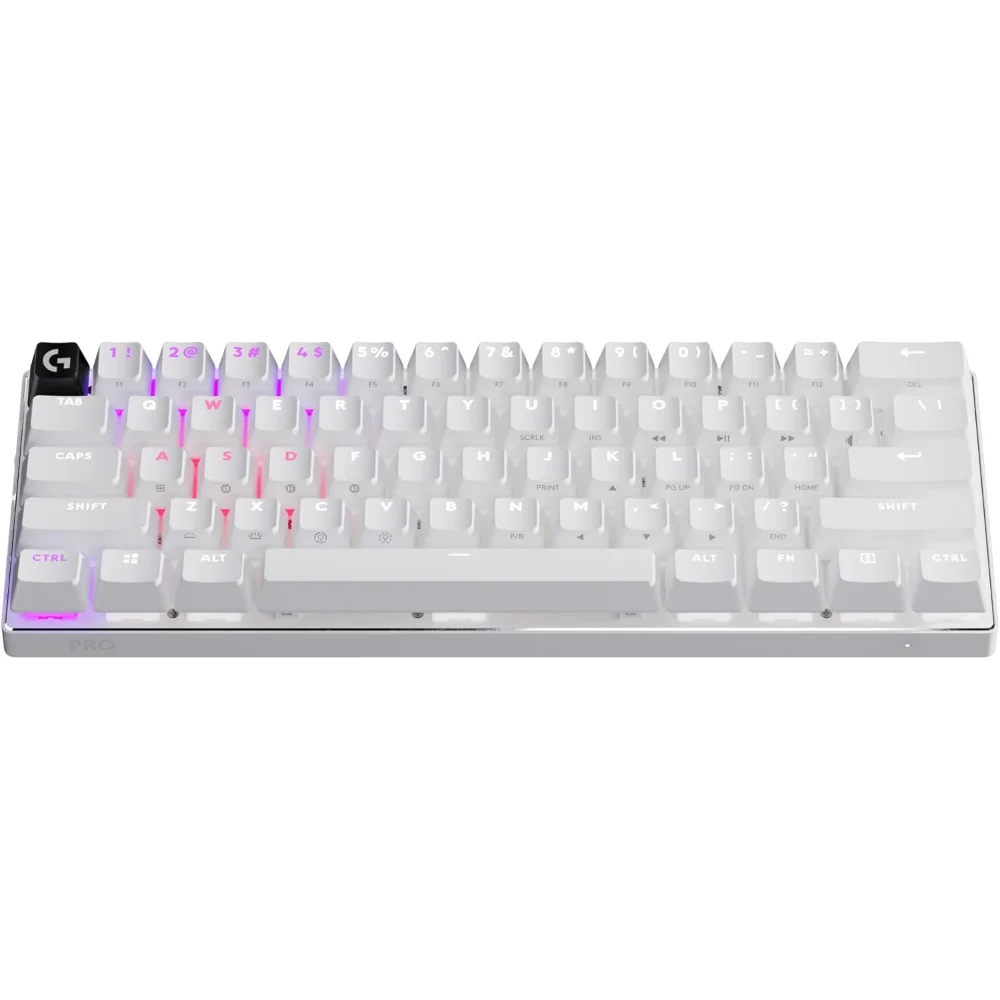 Logitech G PRO X 60 Lightspeed Wireless Gaming Keyboard – White