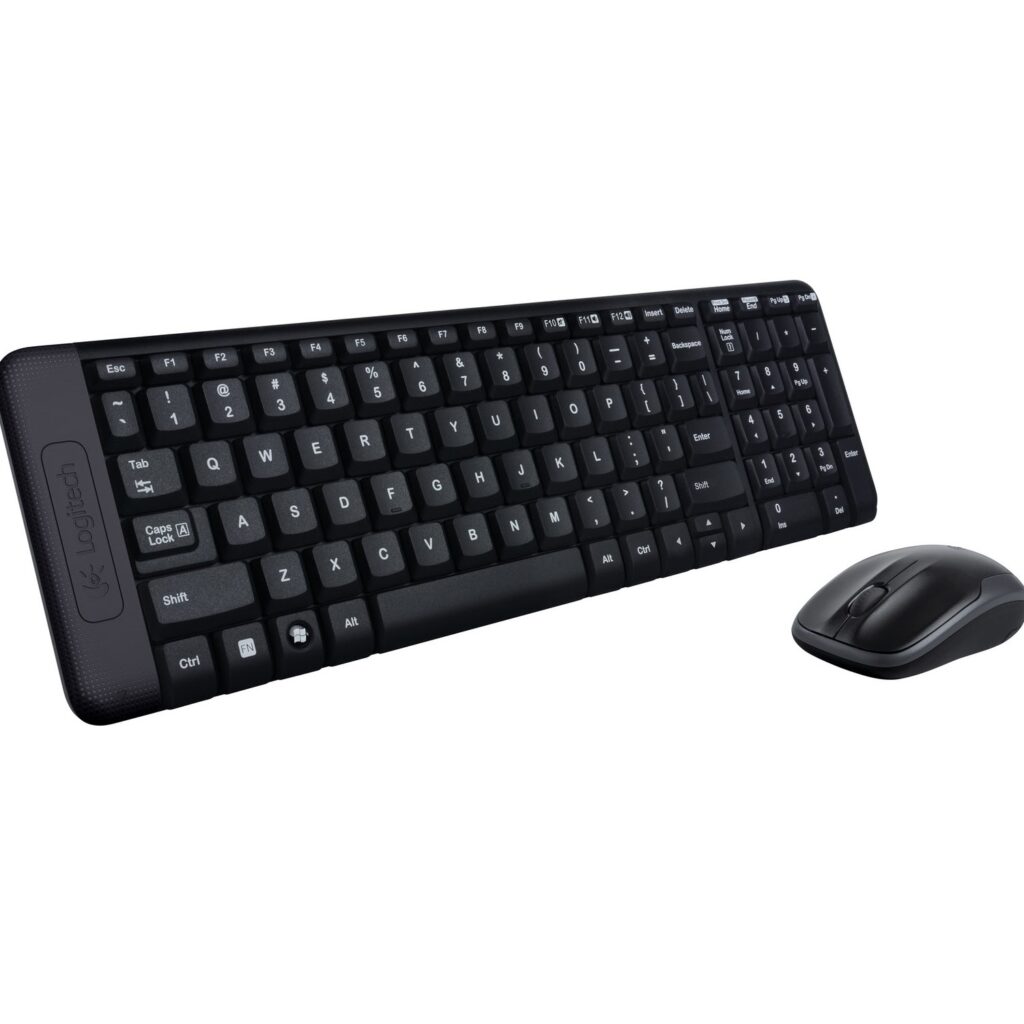 Logitech MK220 Wireless Keyboard and Mouse Combo – Black