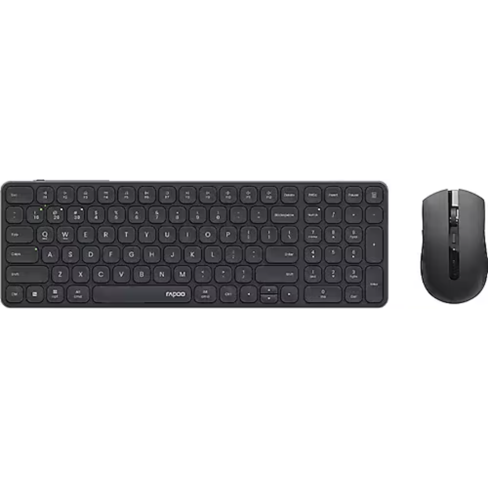 Rapoo 9350S Multi-mode Wireless Mouse & Keyboard – US_Dark Grey
