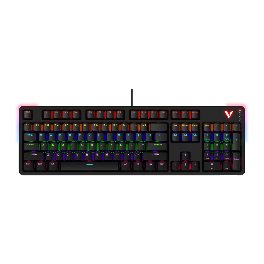 Rapoo V500 Pro Backlit Mechanical Gaming Keyboard – US_Black