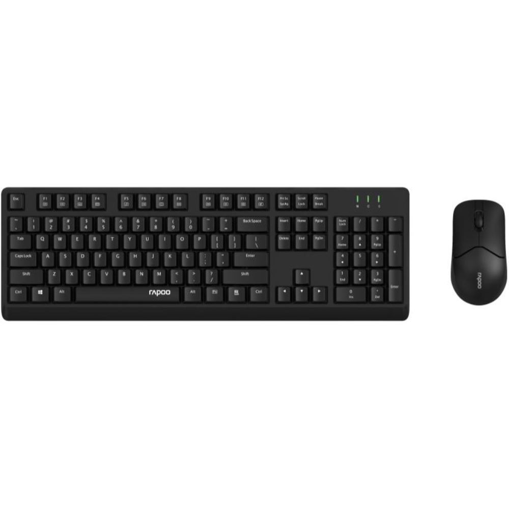 Rapoo X1500 Pro Wireless Mouse & Keyboard – US_Black