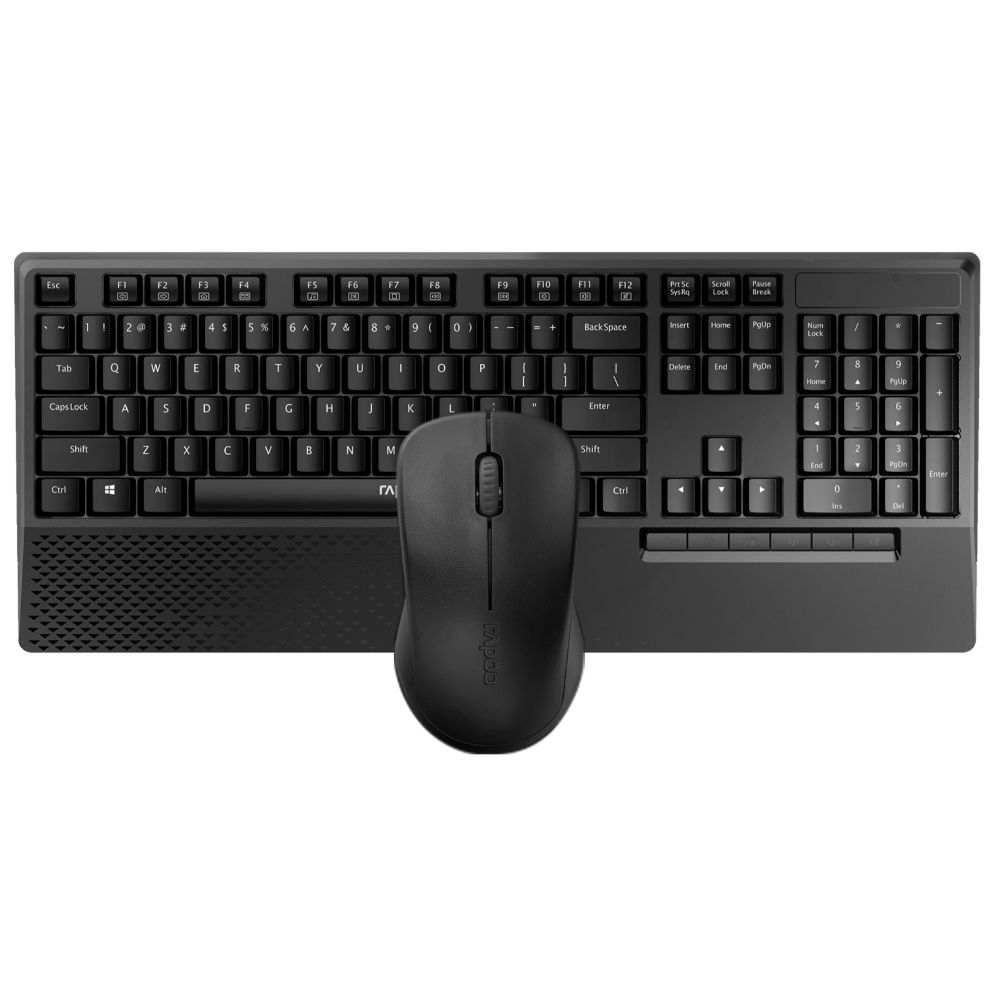 Rapoo X1960 Wireless Mouse & Keyboard – US_Black