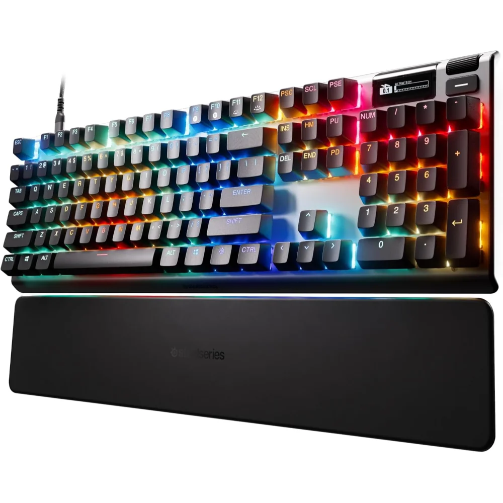SteelSeries Apex Pro Gen 3 OmniPoint 3.0 HyperMagnetic Switches — Adjustable Actuation — Rapid Trigger