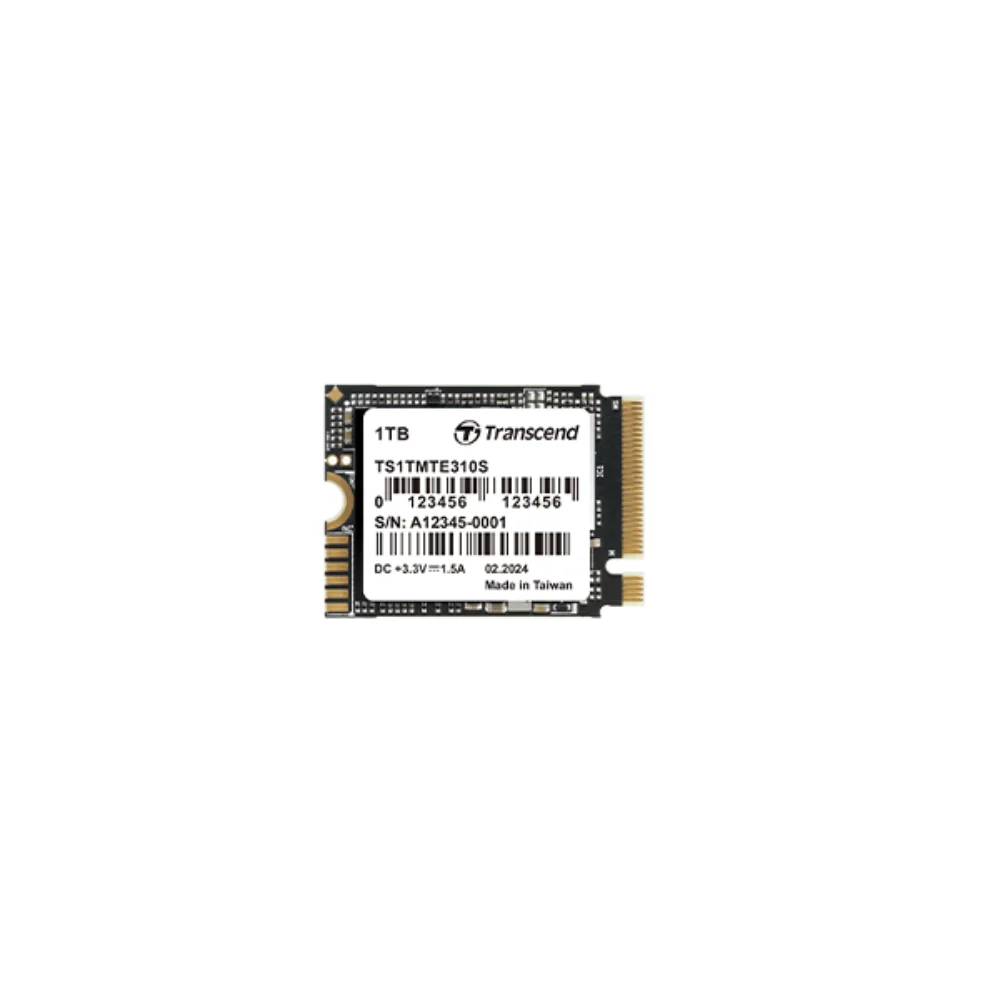 Transcend 310S 1TB M.2 NVMe SSD, 3D NAND, PCIe Gen4 x4, 5,000/3,500 MB/s Read/Write, Best for Laptops