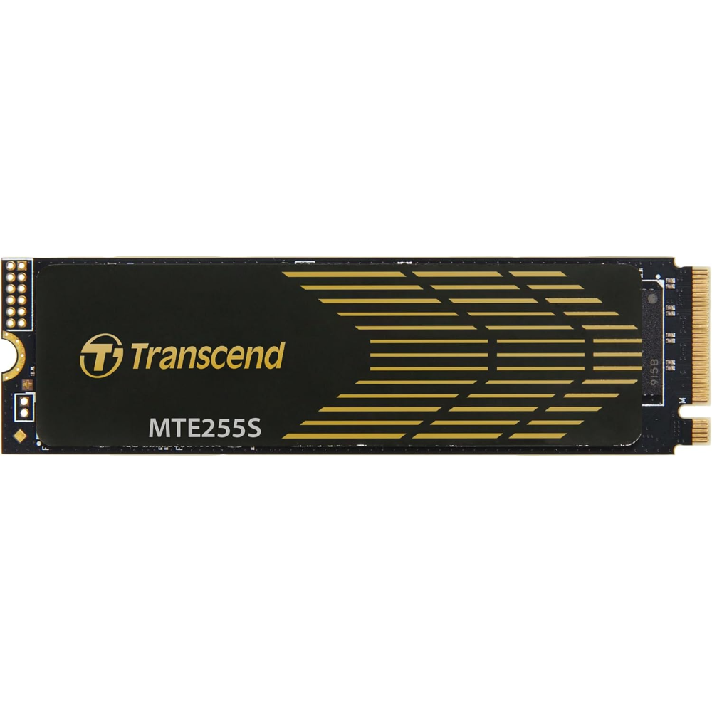 Transcend MTE255S 2TB M.2 NVMe SSD, 3D NAND, PCIe Gen4 x4, 7,400/6,500 MB/s Read/Write, For PS5, Desktops, and Laptops