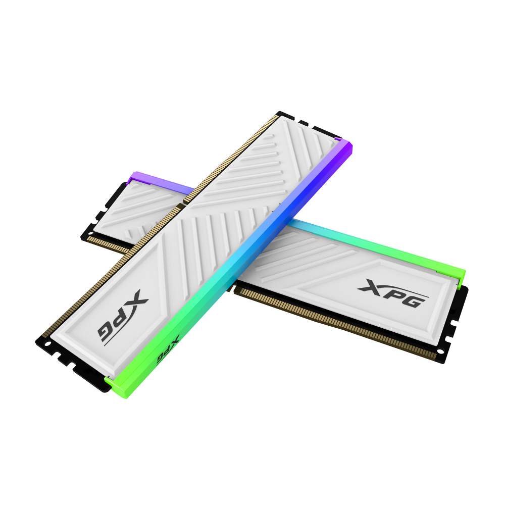 XPG Spectrix D35G RGB 32GB (2x16GB) 3200MHz C16 DDR4 DRAM Desktop Memory – White